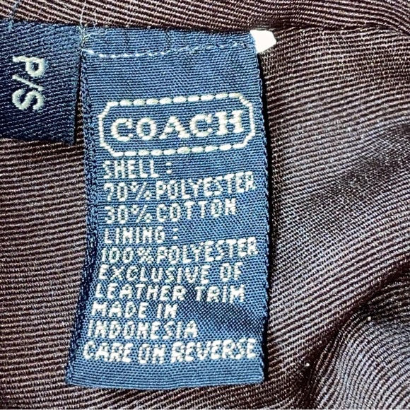 Coach Signature Print Beige and Ivory Bucket Hat Vintage Size P/S - Picture 5 of 14